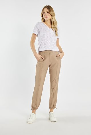 Spodnie o sportowo-casualowym stylu