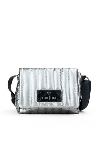 Torba damska z pionowym pikowaniem