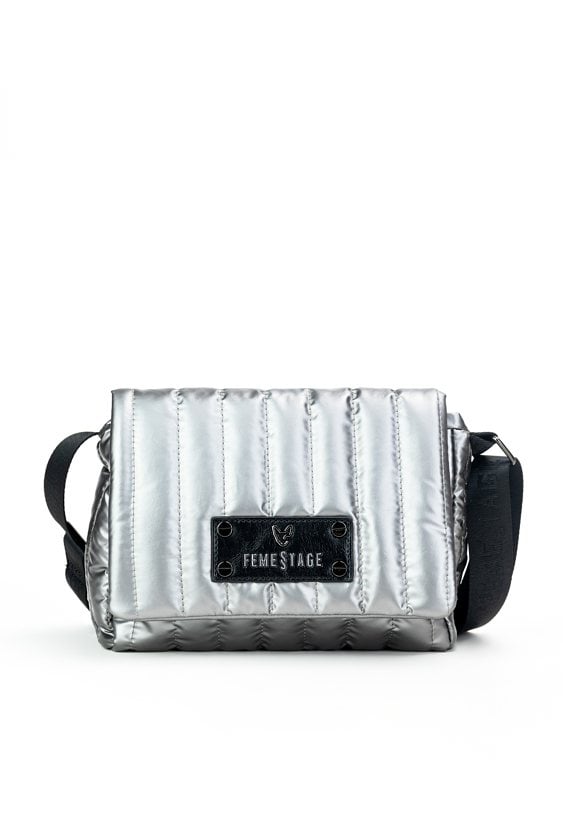 Torba damska z pionowym pikowaniem