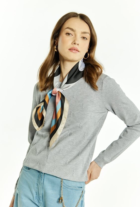 Wiskozowy sweter damski