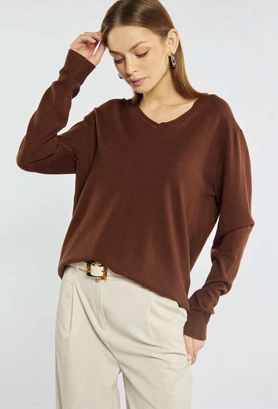 Sweter z wiskozy
