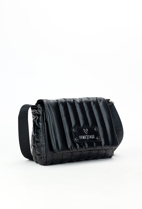 Torba damska z pionowym pikowaniem