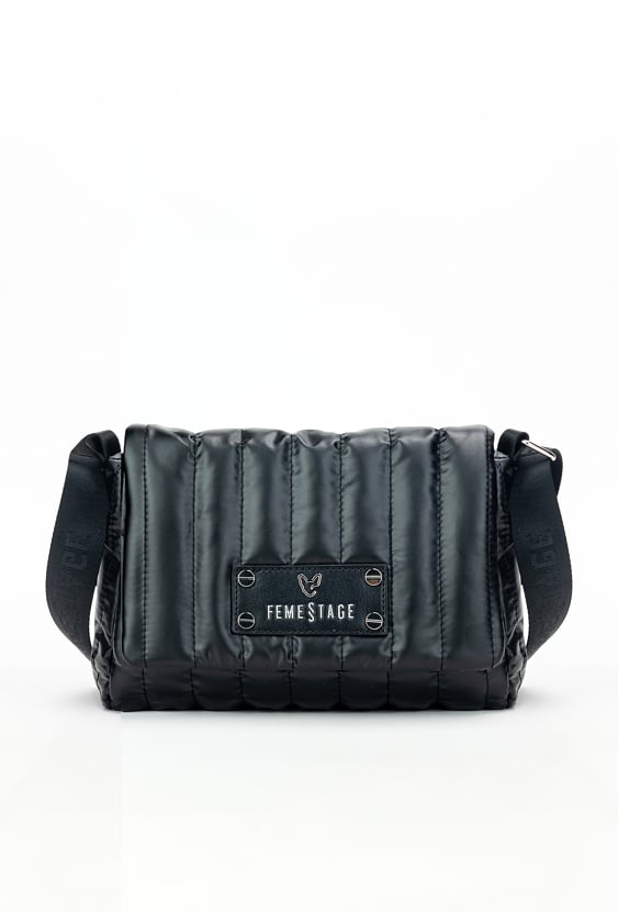 Torba damska z pionowym pikowaniem