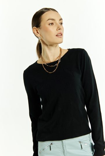 Wiskozowy sweter damski