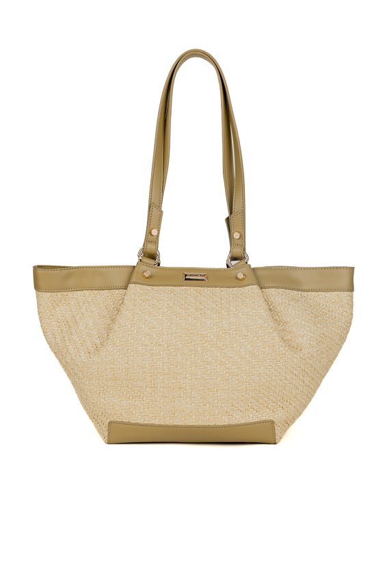 Duży koszyk z plecionką