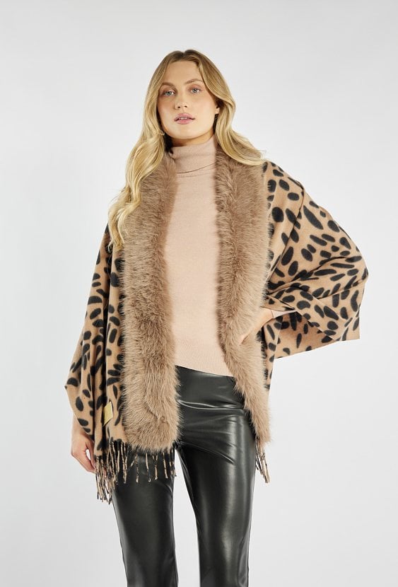 Szalik z wzorem zwierzęcym