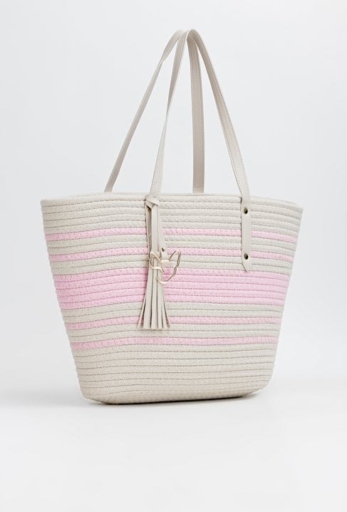 Dwukolorowy koszyk damski