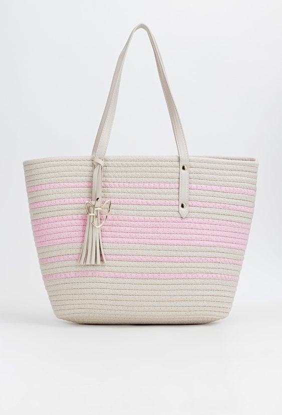 Dwukolorowy koszyk damski