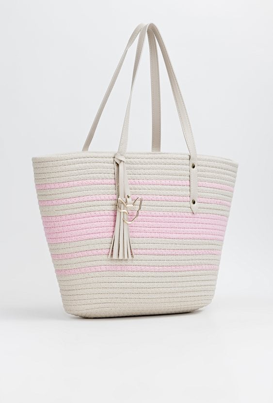 Dwukolorowy koszyk damski