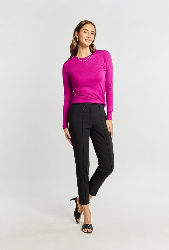 Spodnie damskie z bawełny