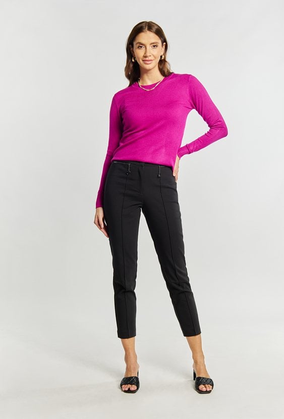 Spodnie damskie z bawełny