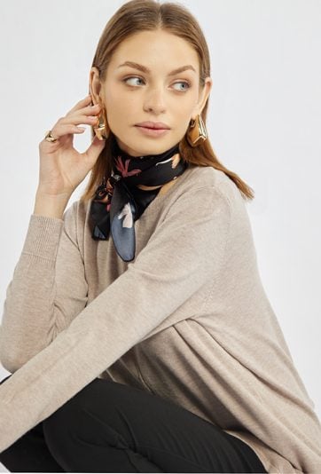 Sweter damski z wiskozy