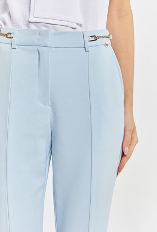 Spodnie damskie z łańcuszkami