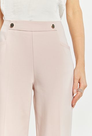 Spodnie damskie z ozdobnymi guzikami