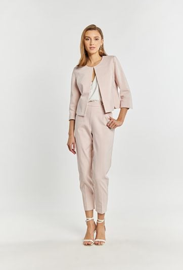 Spodnie damskie z ozdobnymi guzikami