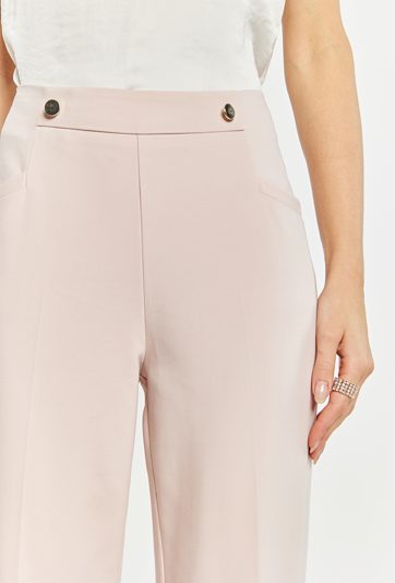 Spodnie damskie z ozdobnymi guzikami