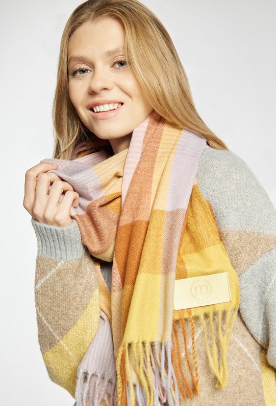 Szalik damski w kratę