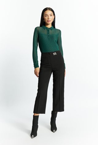 Bluzka damska z kołnierzem