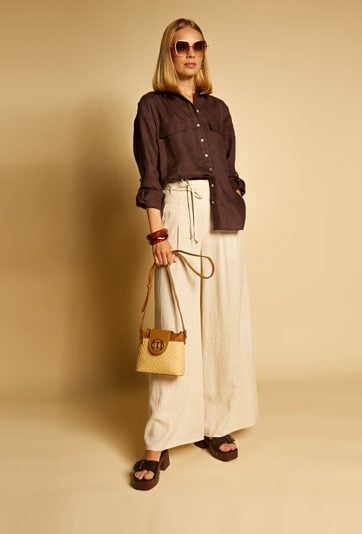 Mały koszyk z plecionką