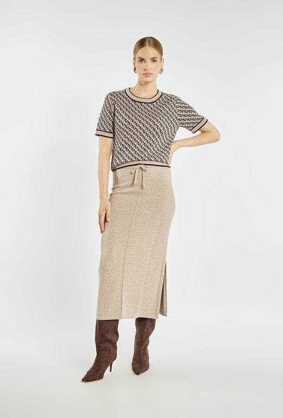 Spódnica z wiązaniem