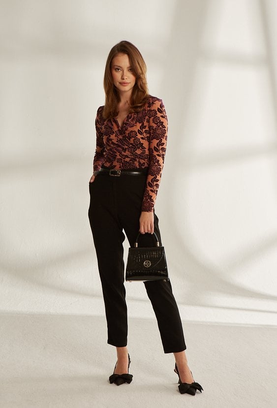 Czarne garniturowe spodnie