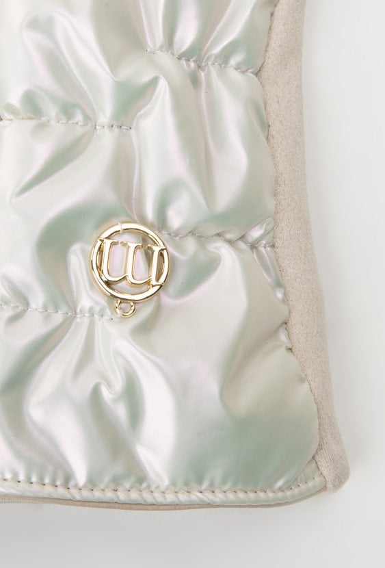 Połyskujące rękawiczki damskie