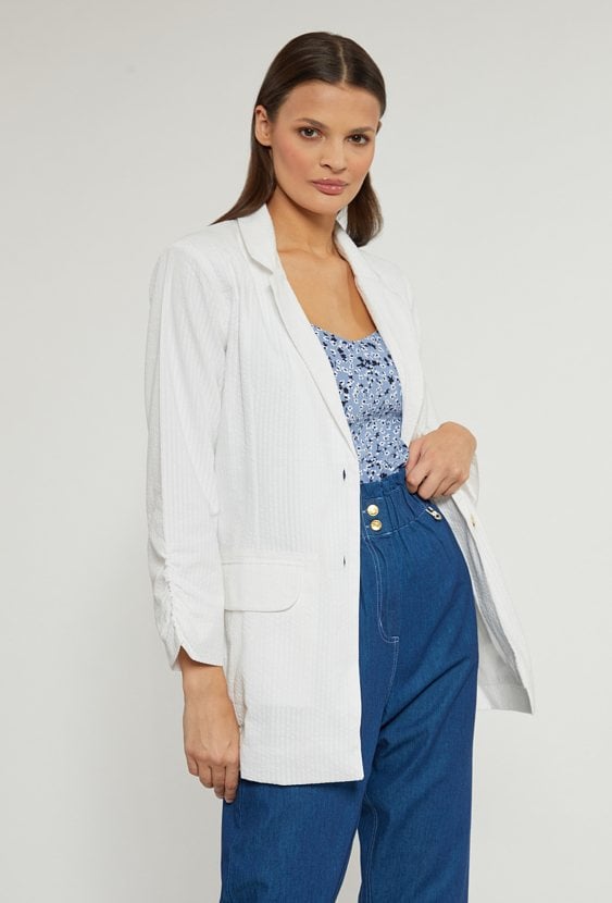 Bawełniana marynarka w paski