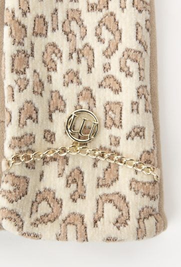 Rękawiczki z połyskującym wzorem