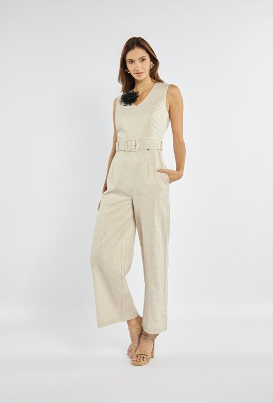 Kombinezon z lnu i bawełny