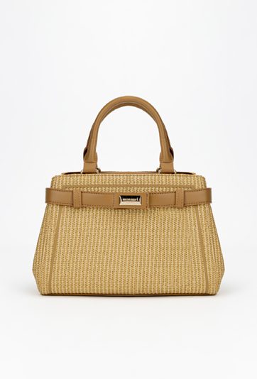 Torba damska z ozdobnym paskiem