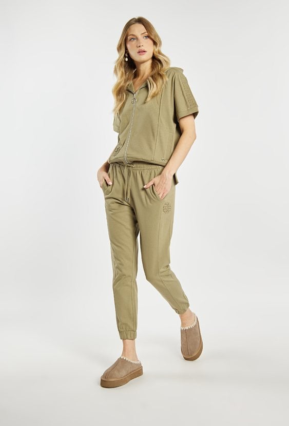 Bawełniane spodnie dresowe