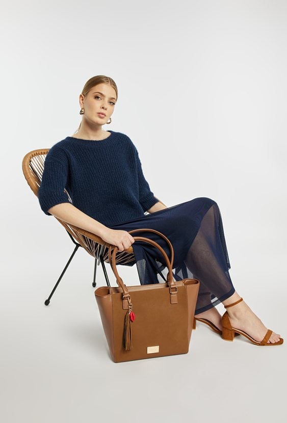 Torba damska z frędzlami