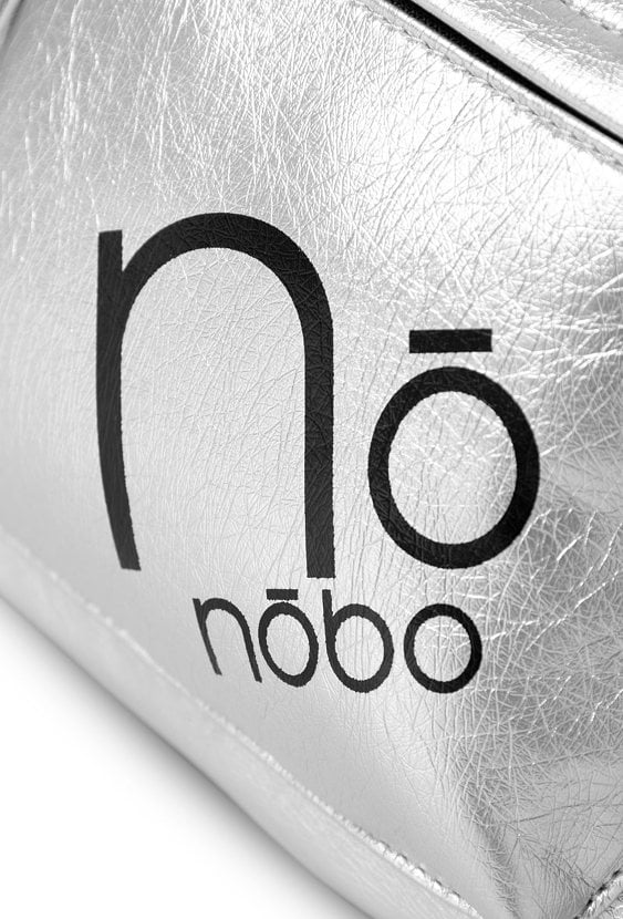 Średni błyszczący plecak NOBO