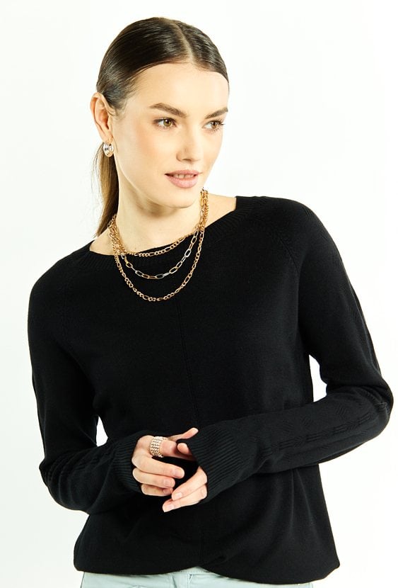 Sweter damski z wiskozy