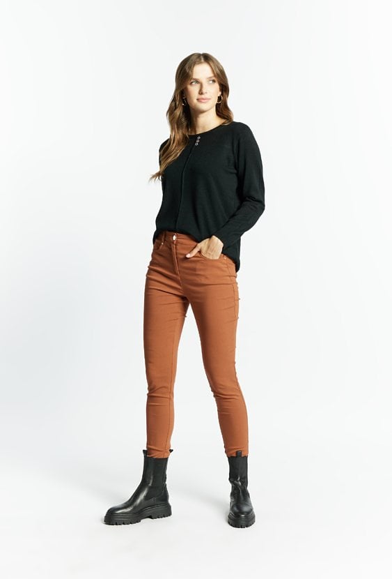 Wiskozowe spodnie damskie