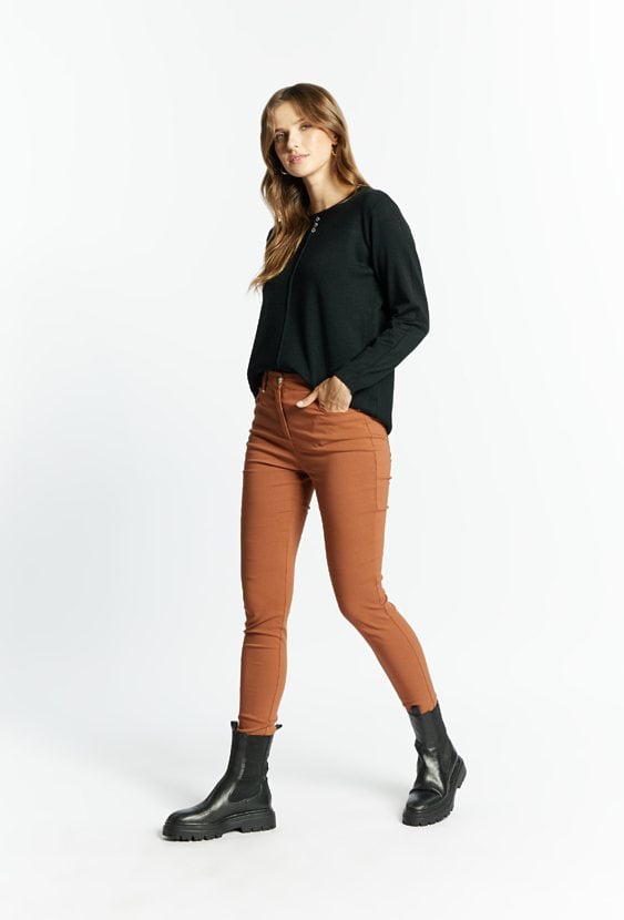 Wiskozowe spodnie damskie