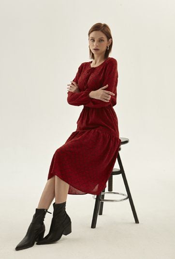 Zwiewna sukienka w kwiaty