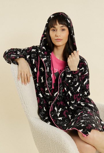 Przytulny szlafrok damski