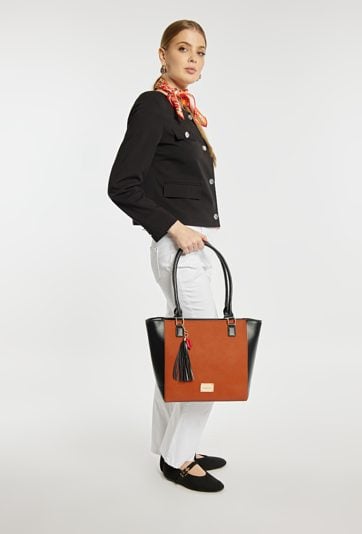 Torba damska z frędzlami