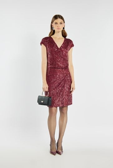 Elegancka sukienka z cekinami