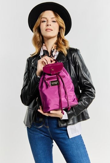 Plecak damski ze ściągaczem