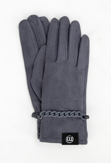 Rękawiczki damskie z aplikacją