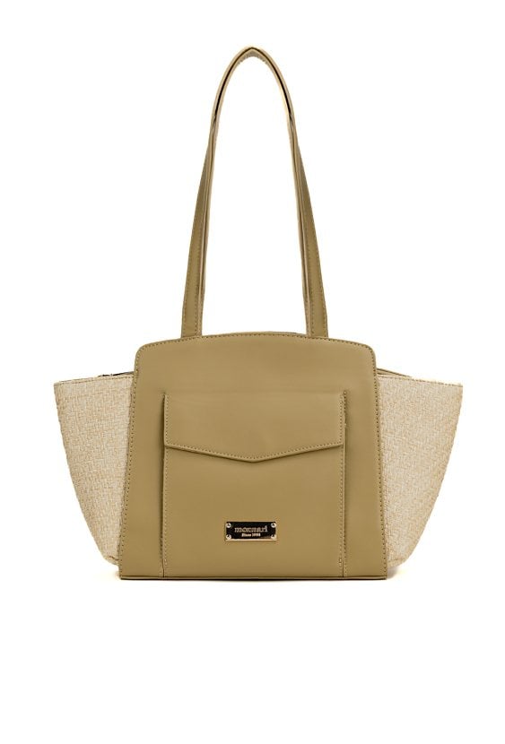 Duża torba z plecionką