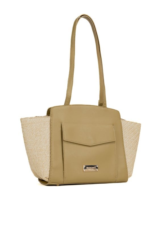 Duża torba z plecionką