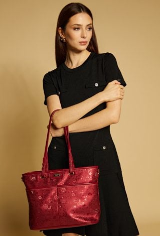 Shopper z kwiatowym wzorem