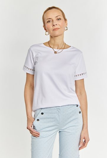 Bawełniany T-shirt damski