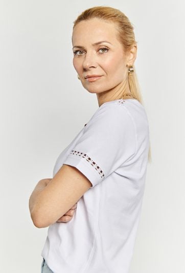 Bawełniany T-shirt damski