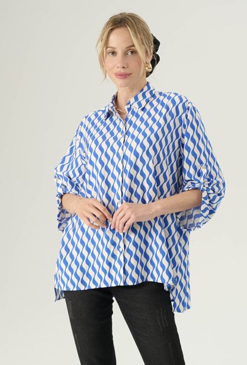 Koszula w energetyczny print