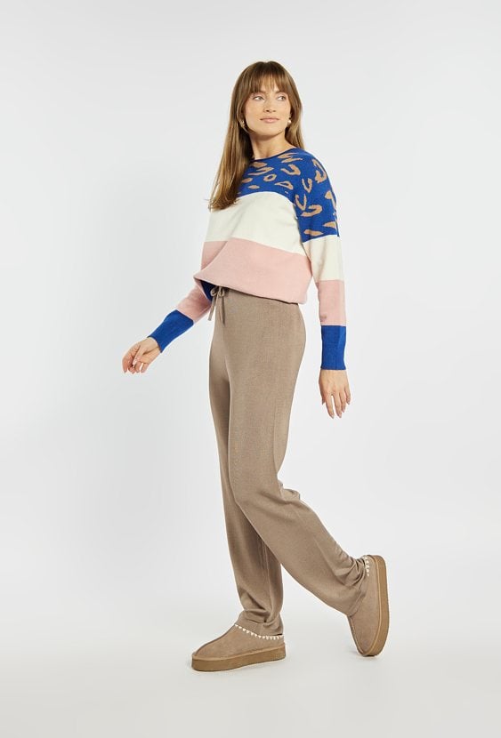 Spodnie z wiązaniem