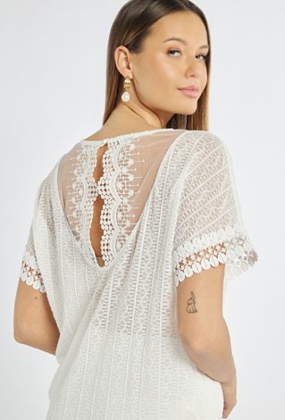 Bluzka z wycięciem na plecach